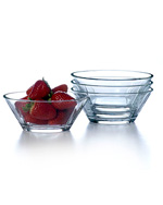 Red Vanilla Dessert Bowls