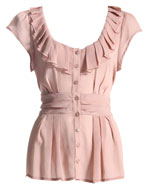 Romance Ruffles Chiffon Shirt